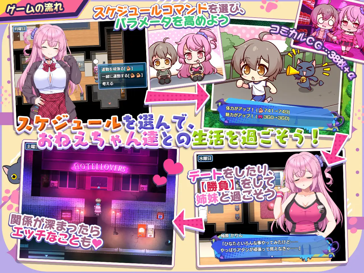 小悪魔スマホ ～ 美人エロ姉妹とボクのイチャイチャハーレム 图片 2