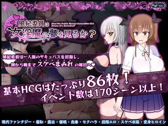 風紀委員は女淫魔の夢を見るか?封面