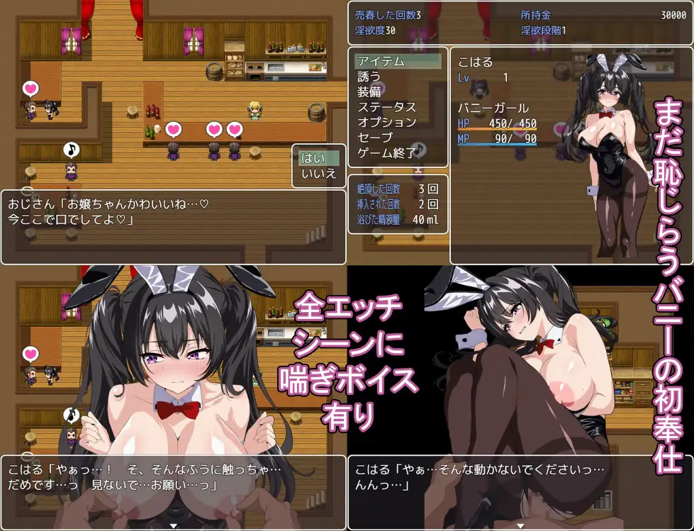 売春バニーの快楽堕ちRPG 徐々に淫欲に堕ちるバニー 图片 2