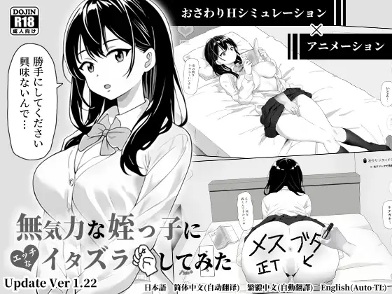 無気力な姪っ子にエッチなイタズラしてみた封面